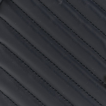 Saint Laurent Calfskin Matelasse Monogram Lou Camera Bag Deep Marine 7 of 10