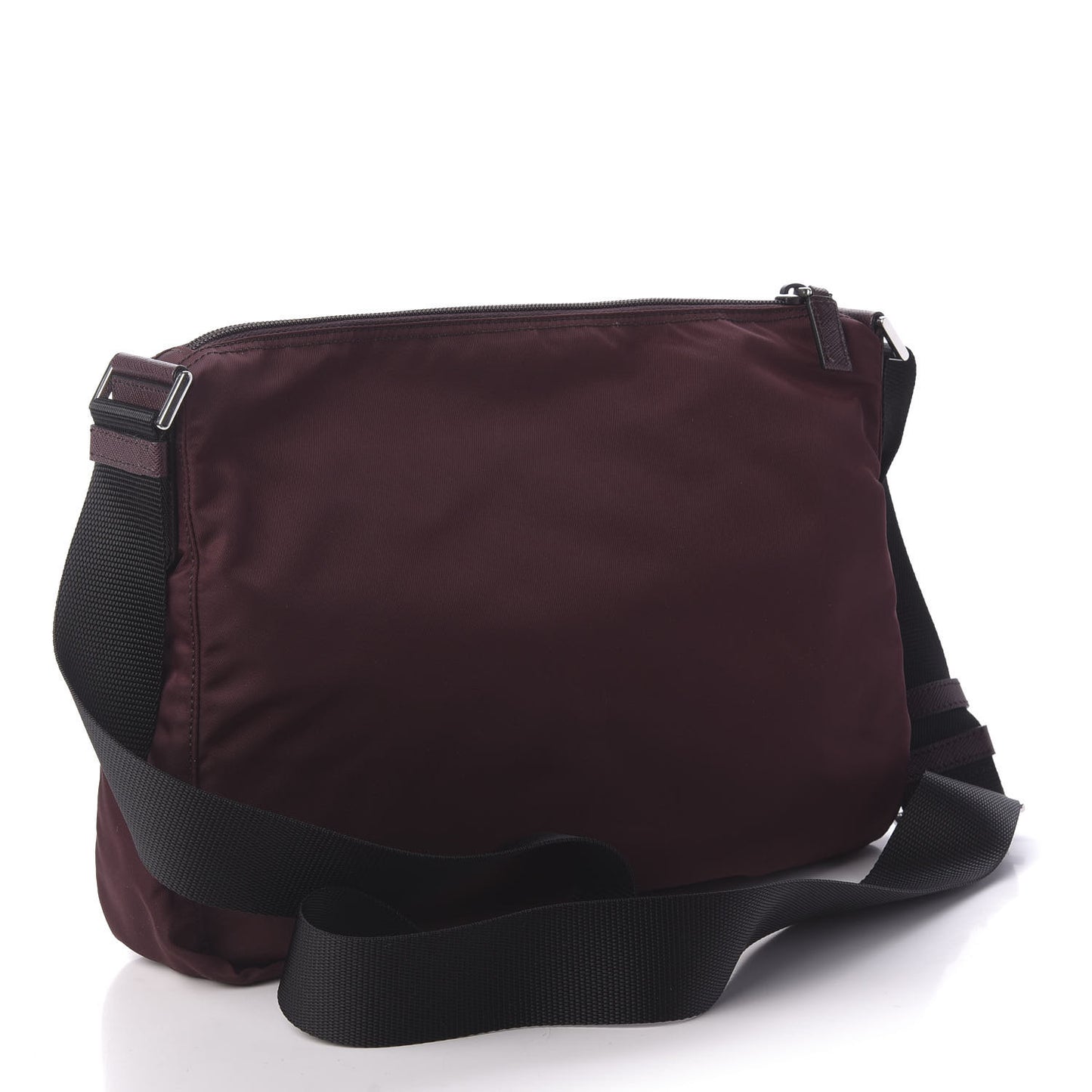Nylon Vela Flat Messenger Bag Ametista