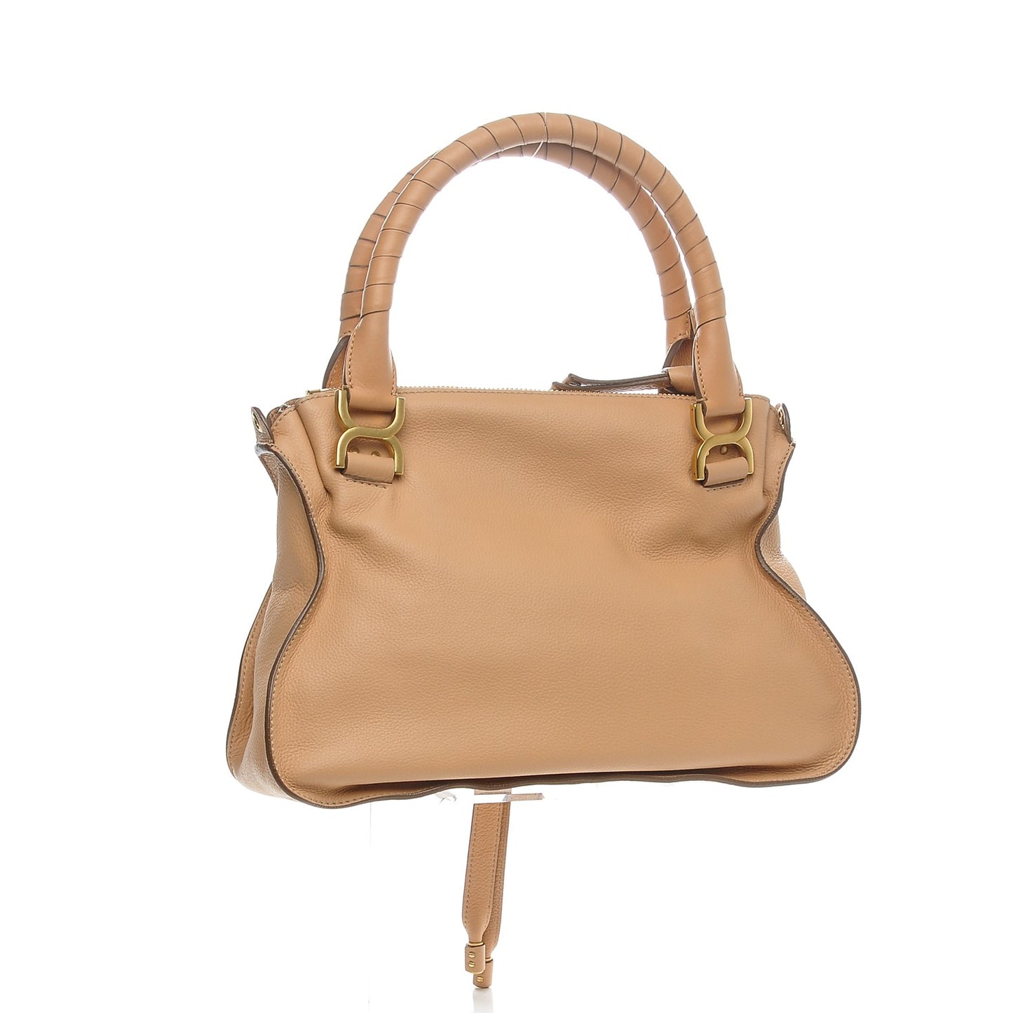 Calfskin Medium Marcie Satchel Blonde Chestnut