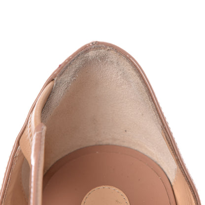 Christian Louboutin Patent World Copine 100 Sandals 39.5 Nude 9 of 11