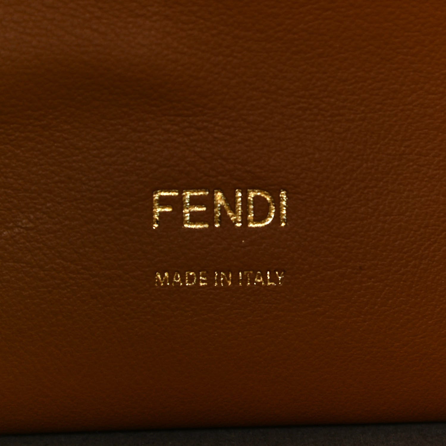 Fendi Vitello Grace Suede Flip Tote Nocciola Marrone 7 of 10