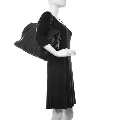 Saint Laurent Sheepskin Large Cabas ChYc Black 2 of 7