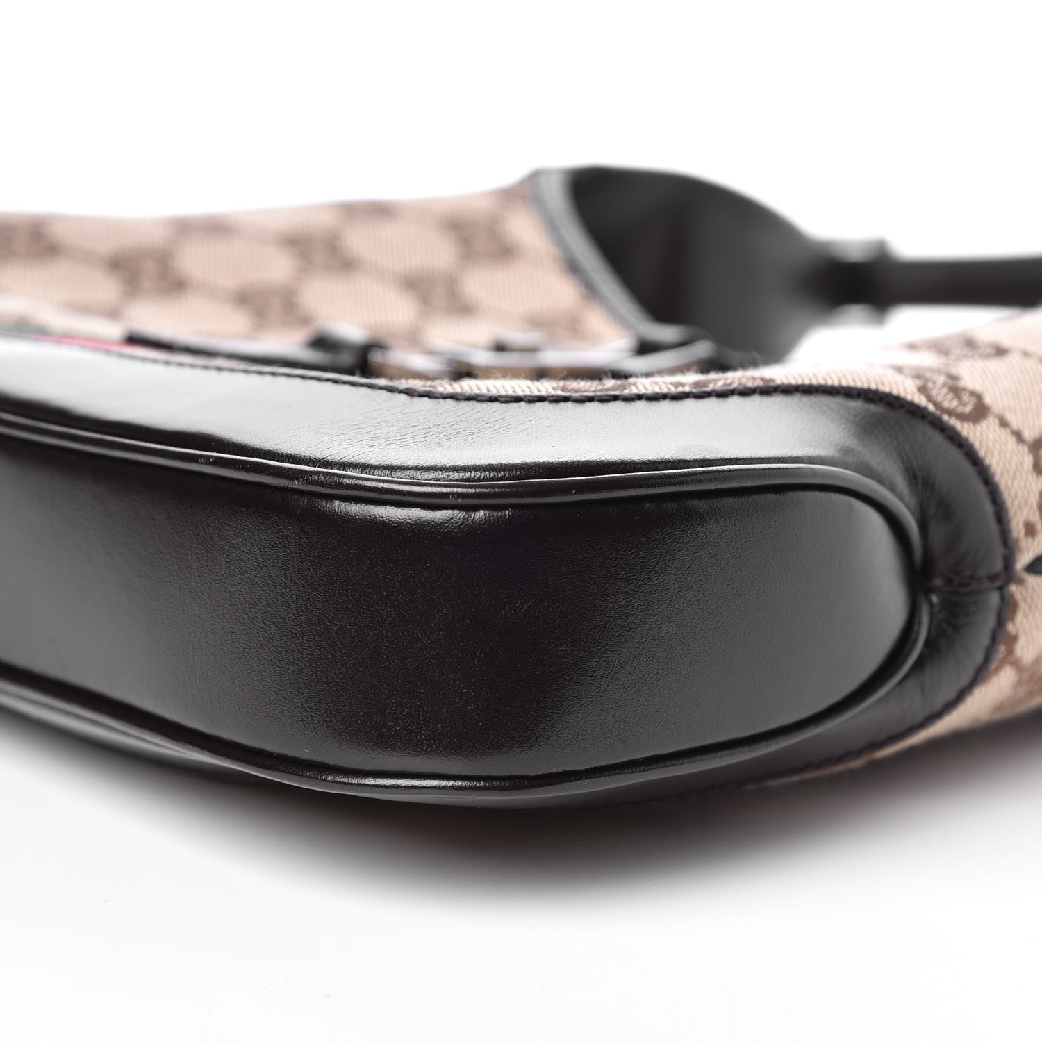 Gucci Monogram Web Small Jackie O Hobo Dark Brown 9 of 10