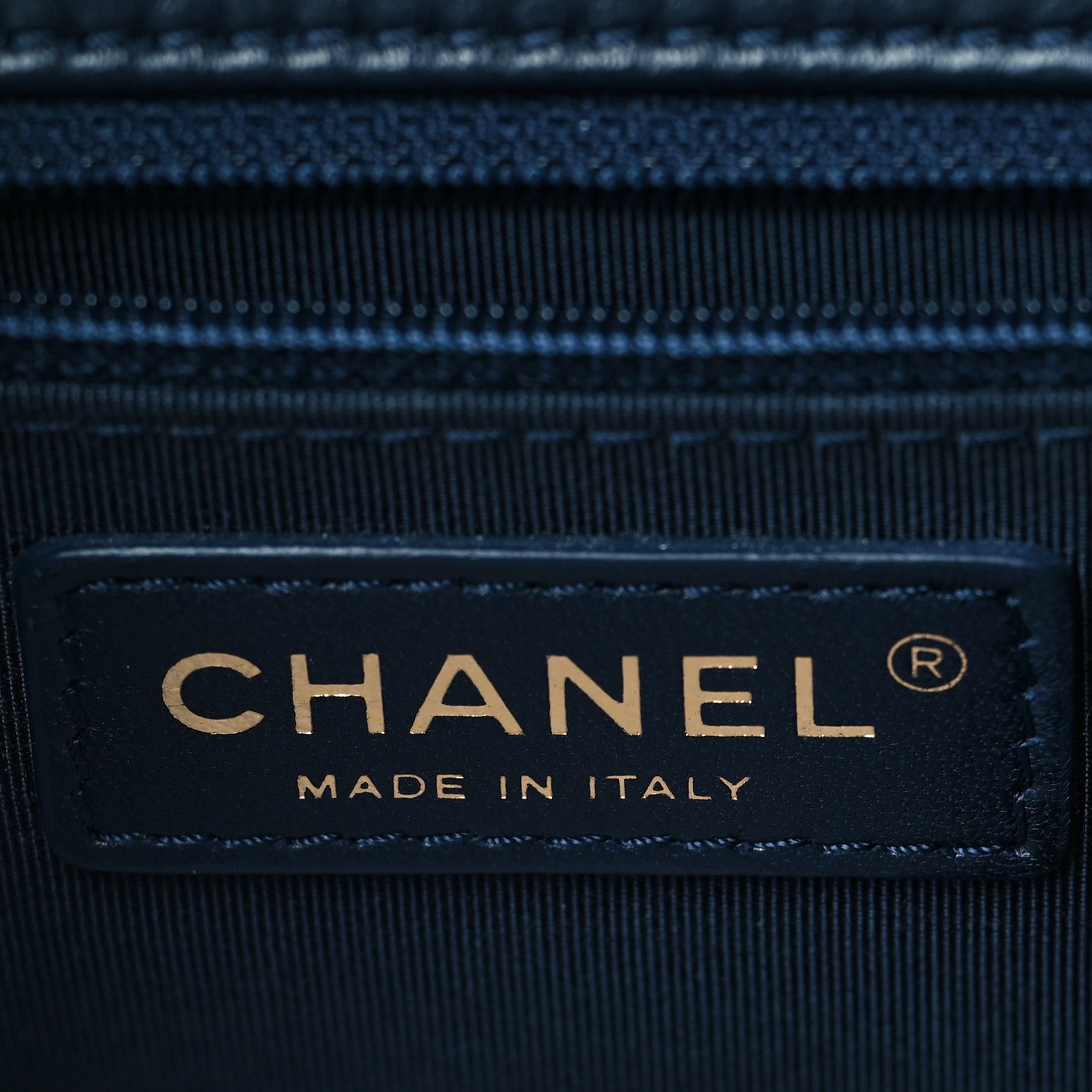 Chanel Lambskin Quilted Medium Mademoiselle Chic Flap Navy 6 of 10