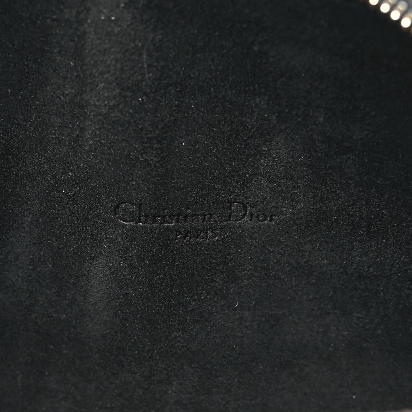 Grained Calfskin Caro Double Pouch Black