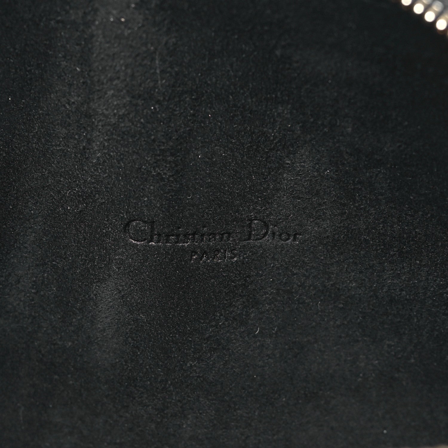 Christian Dior Grained Calfskin Caro Double Pouch Black 6 of 11