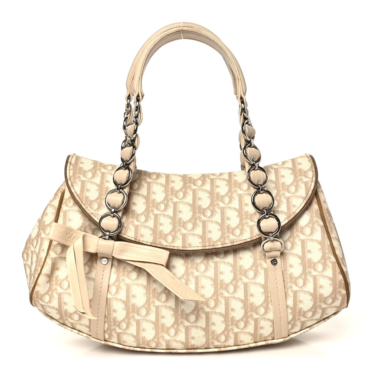 Christian Dior Monogram Romantique Trotter Bag Rose 1 of 12