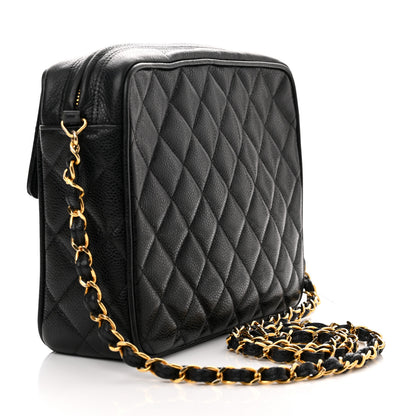 Chanel Caviar Quilted Tassel Camera Bag Black 2 of 12