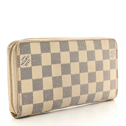 Louis Vuitton Damier Azur Zippy Wallet 3 of 9
