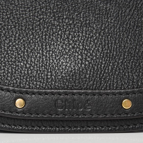 Chloe Calfskin Small Nile Bracelet Bag Black 10 of 12
