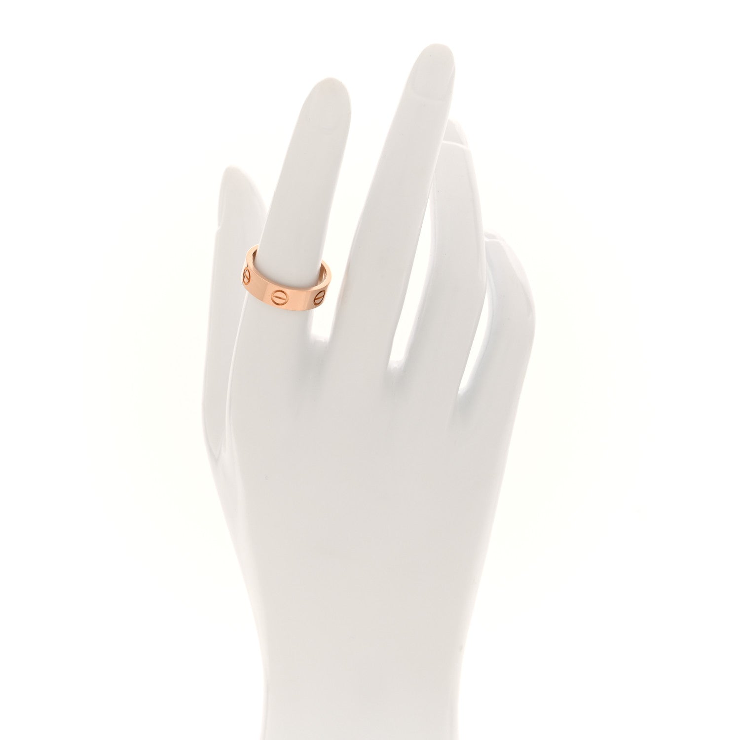 Cartier 18K Pink Gold 5.5mm LOVE Ring 54 6.75 2 of 4