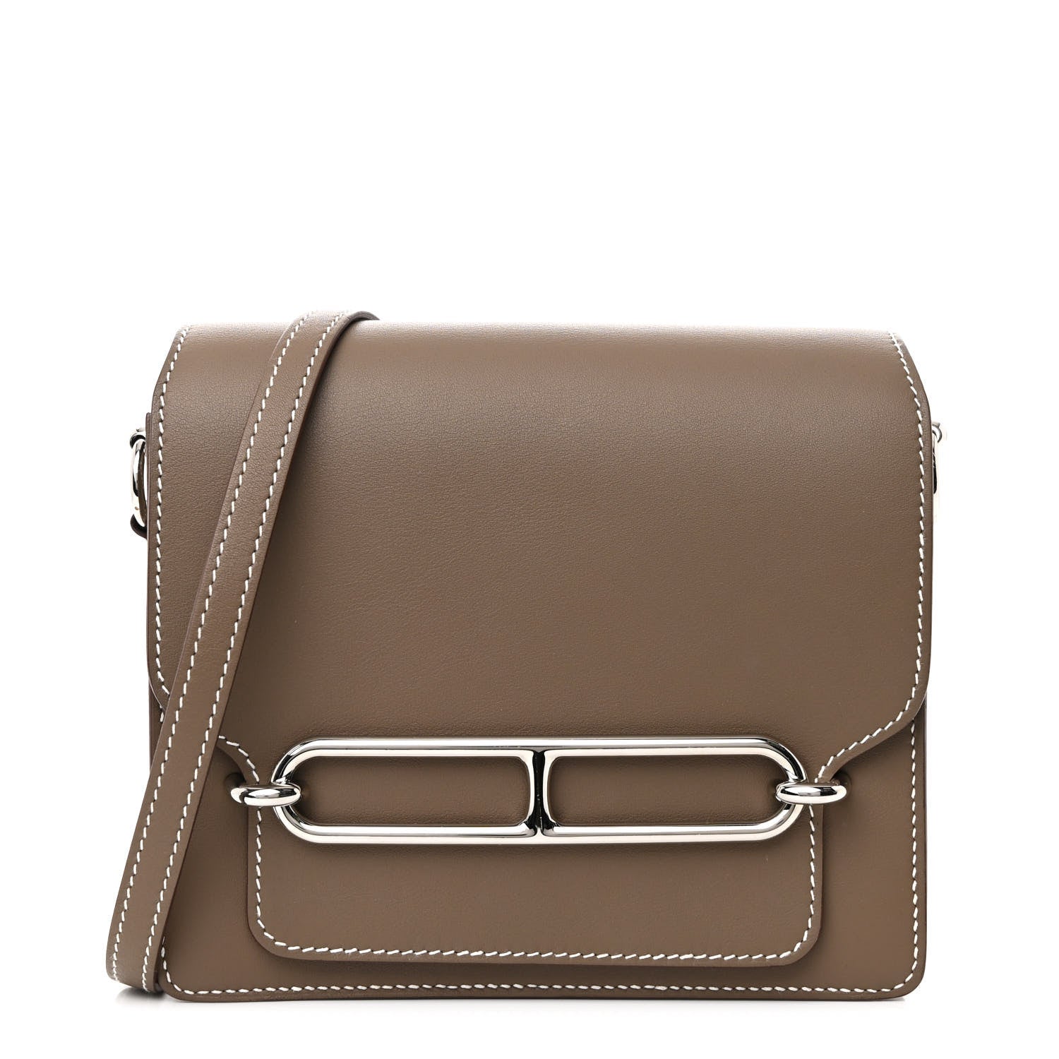 Hermes Swift Mini Sac Roulis Etoupe 1 of 12