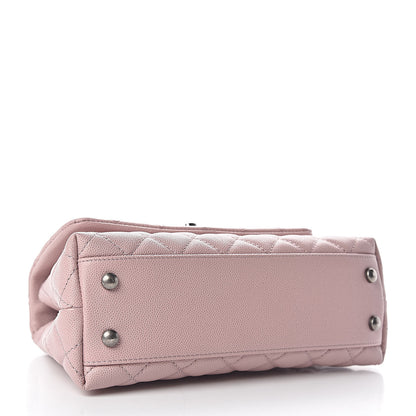 Chanel Caviar Quilted Mini Coco Handle Flap Pink 4 of 10