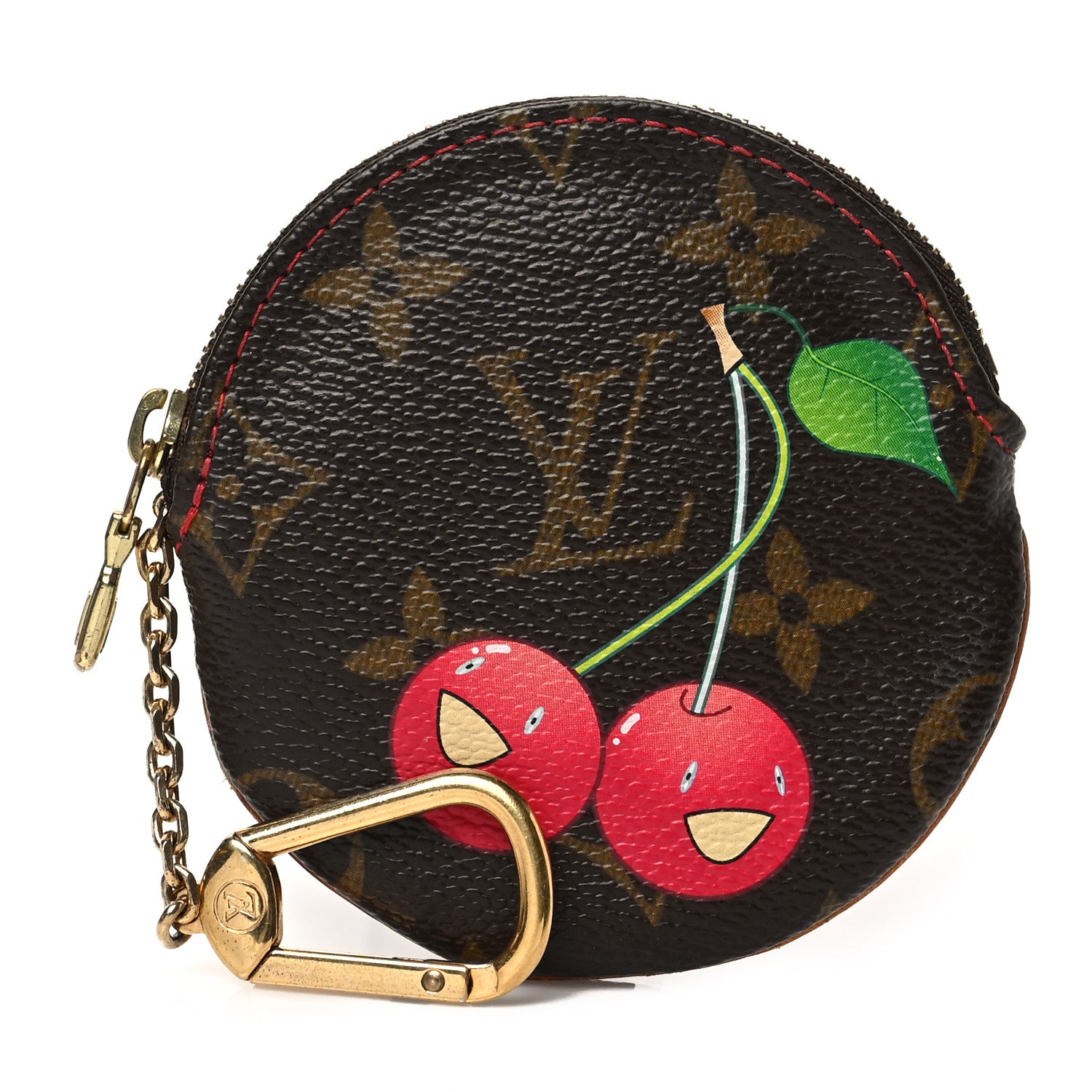 Louis Vuitton Monogram Cerises Round Coin Purse 1 of 7