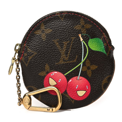 Louis Vuitton Monogram Cerises Round Coin Purse 1 of 7