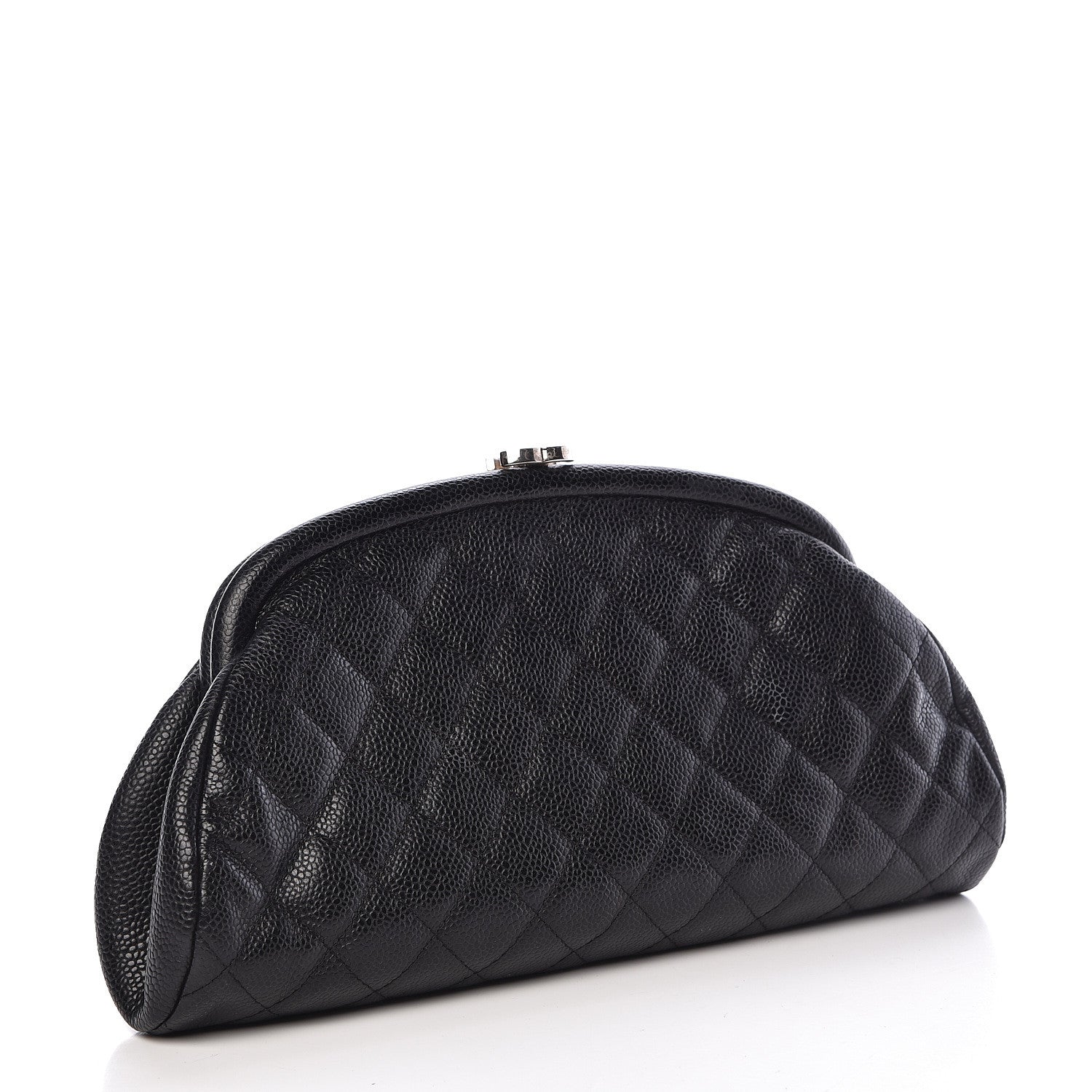 Chanel Caviar Quilted Timeless Clutch Black 3 of 9
