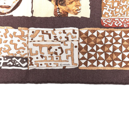 Hermes Cashmere Silk Persona Scarf 90 5 of 6