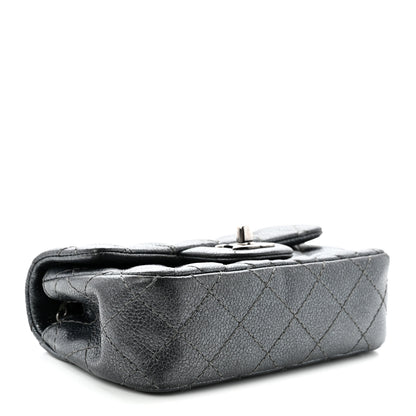 Chanel Metallic Caviar Quilted Extra Mini Flap Dark Grey 4 of 10