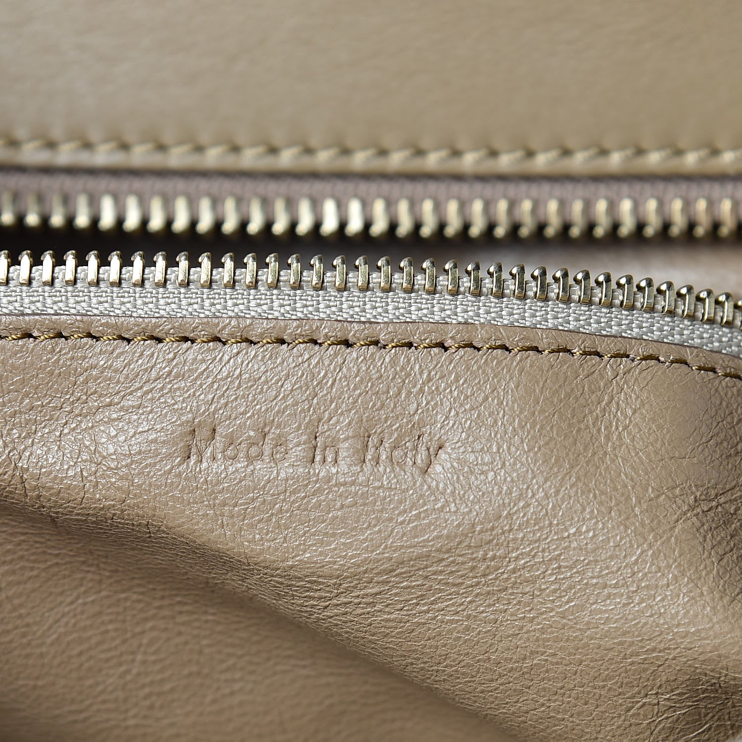 Celine Smooth Calfskin Mini Luggage Dune 7 of 24