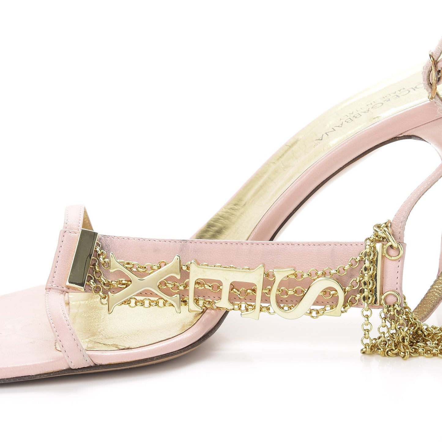 Nappa Sex Chain Sandals 40 Rosa