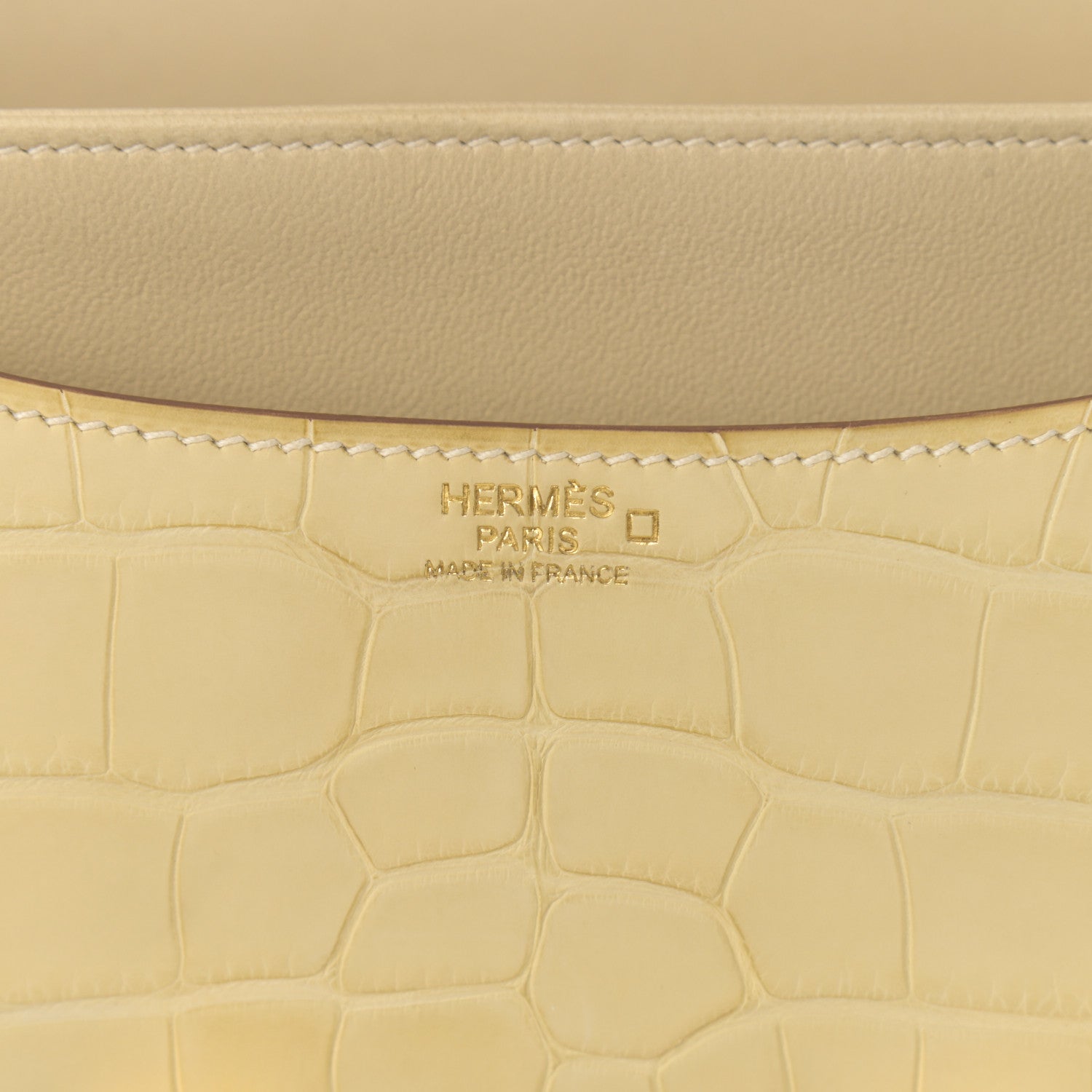 Hermes Matte Alligator Constance 24 Beton 6 of 14