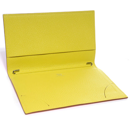Hermes Chevre Mysore Vision II Agenda Cover Rose Confetti Soufre 6 of 8
