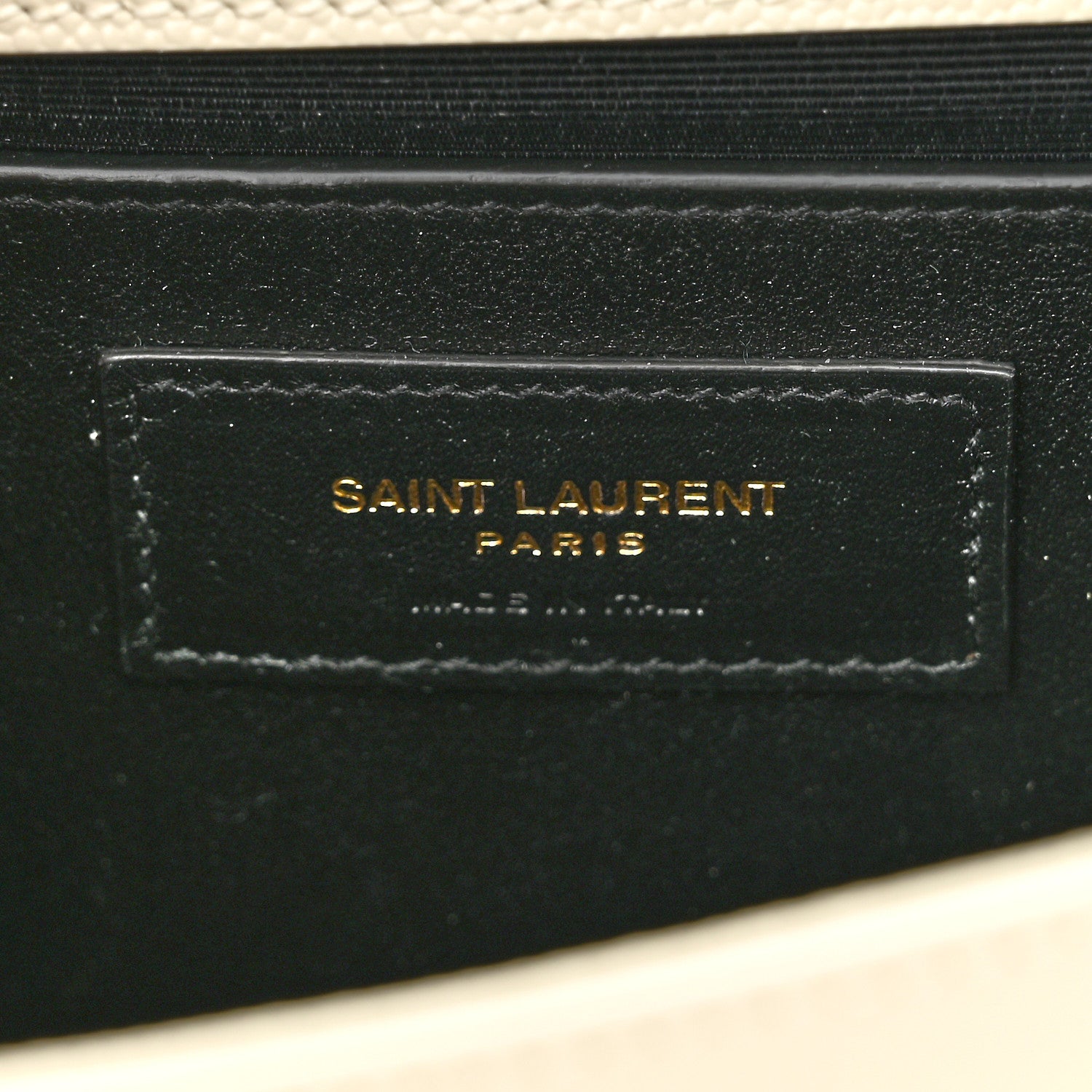 Saint Laurent Grain De Poudre Small Monogram Kate Satchel Blanc Vintage 6 of 10