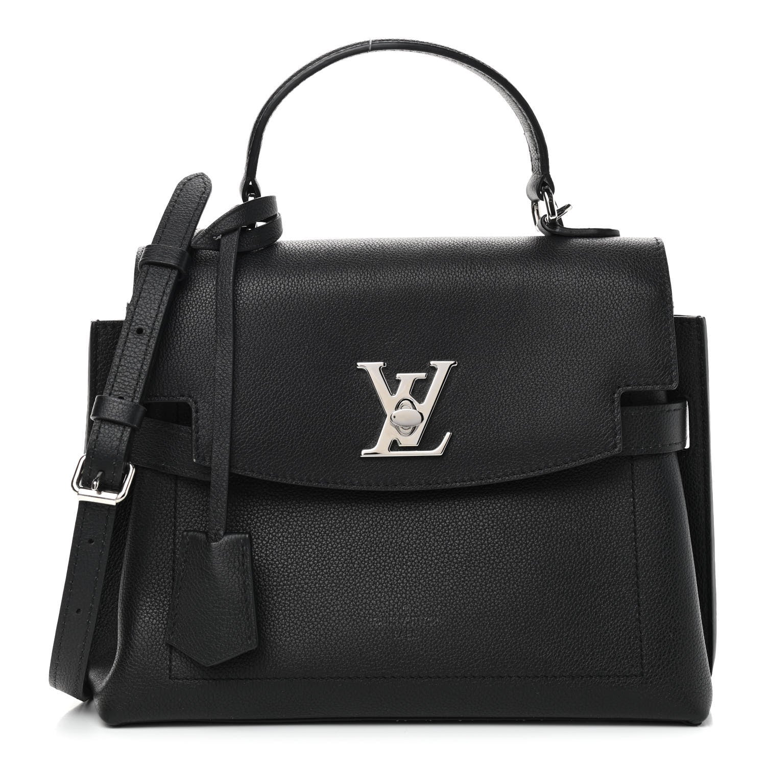 Louis Vuitton Calfskin Lockme Ever BB Black 1 of 9