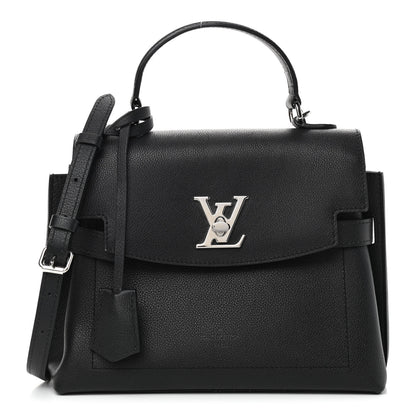 Louis Vuitton Calfskin Lockme Ever BB Black 1 of 9