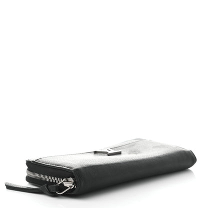 Louis Vuitton Calfskin Zippy Lockme Wallet Black 4 of 9