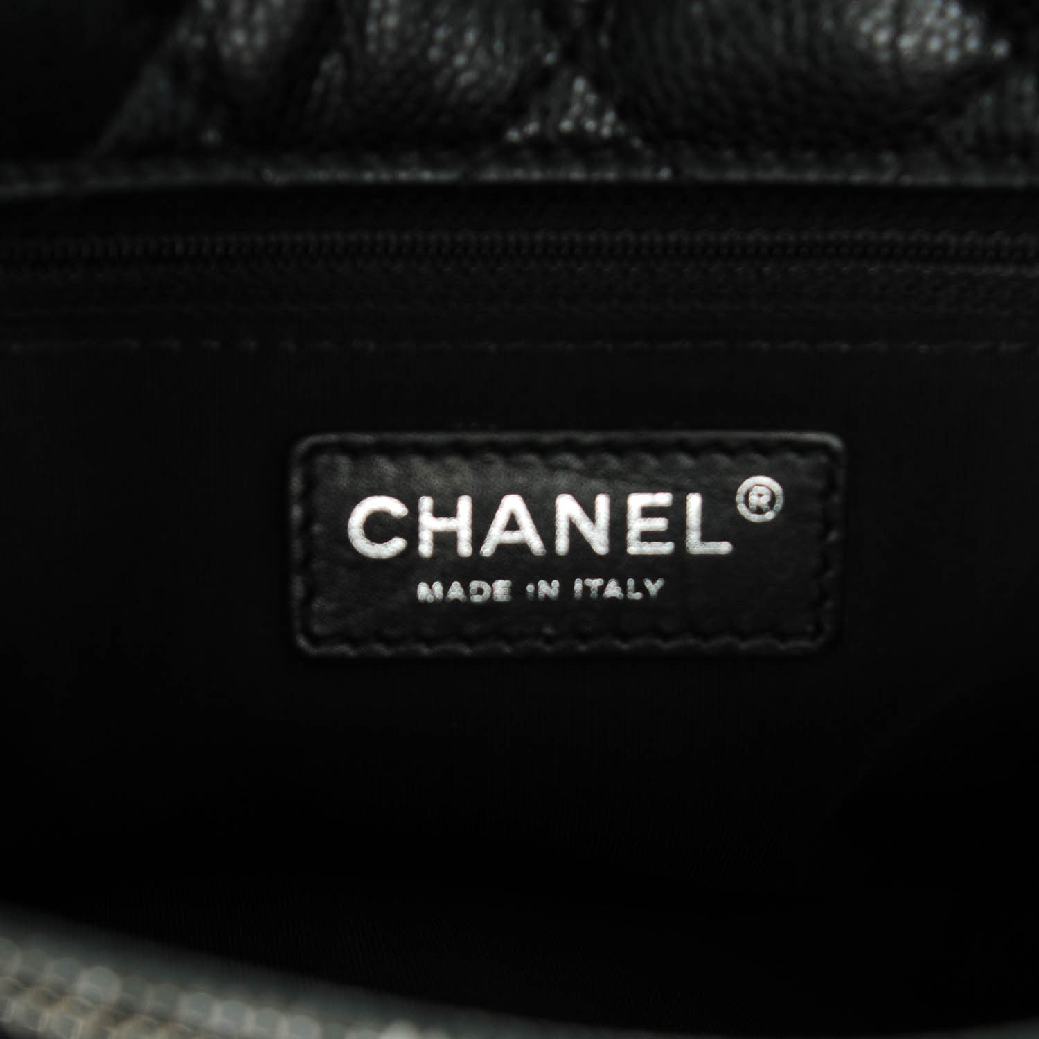Chanel Caviar Quilted City Shopping Tote Black 7 of 7