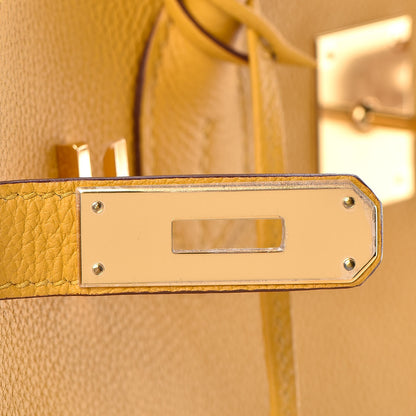 Hermes Togo Birkin 30 Jaune Ambre 27 of 35