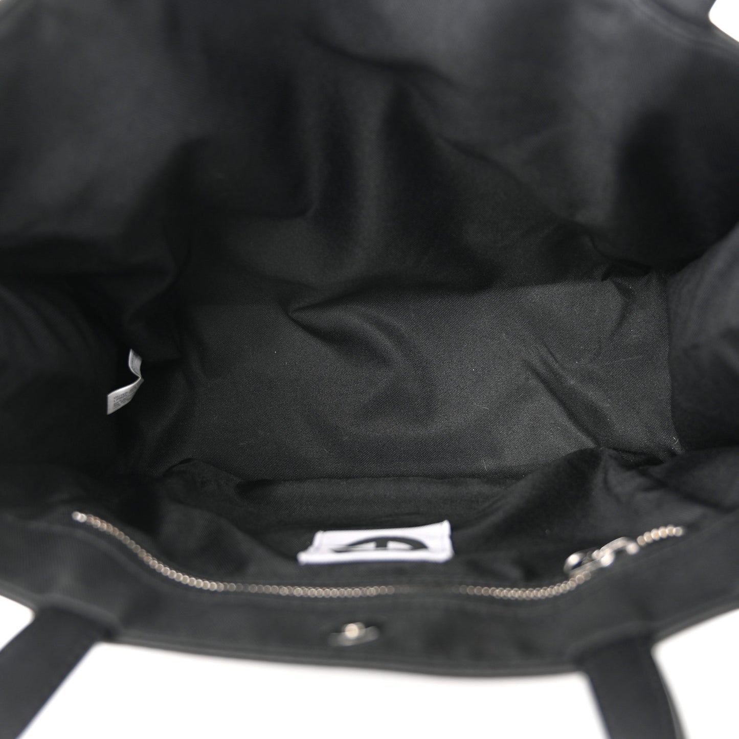 Vegan Leather Medium Shopping Bag Black