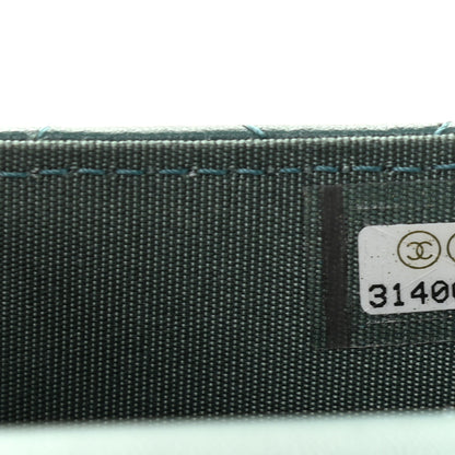 Chanel Lambskin Quilted Top Handle Flap Coin Purse With Chain Green 7 of 9