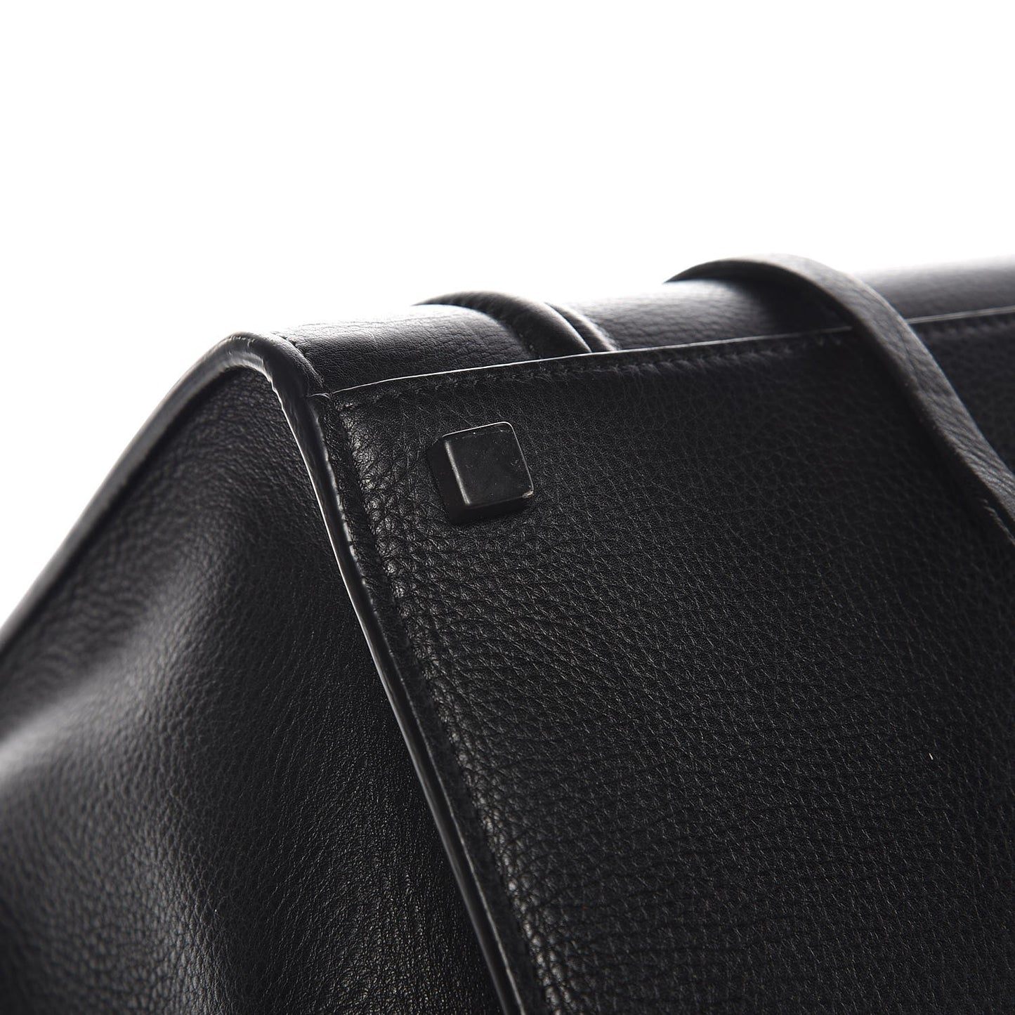 Supple Calfskin Medium Phantom Luggage Black