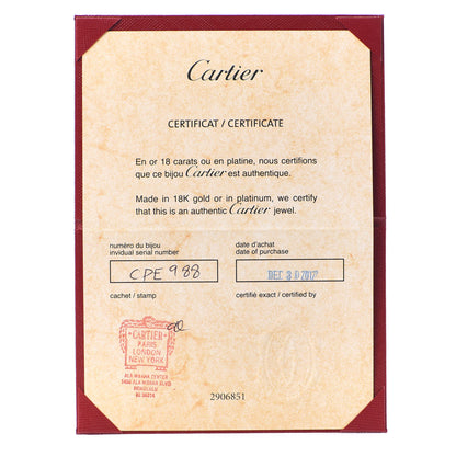 Cartier 18K Pink Gold Diamond Juste Un Clou Ring 53 6.25 5 of 6