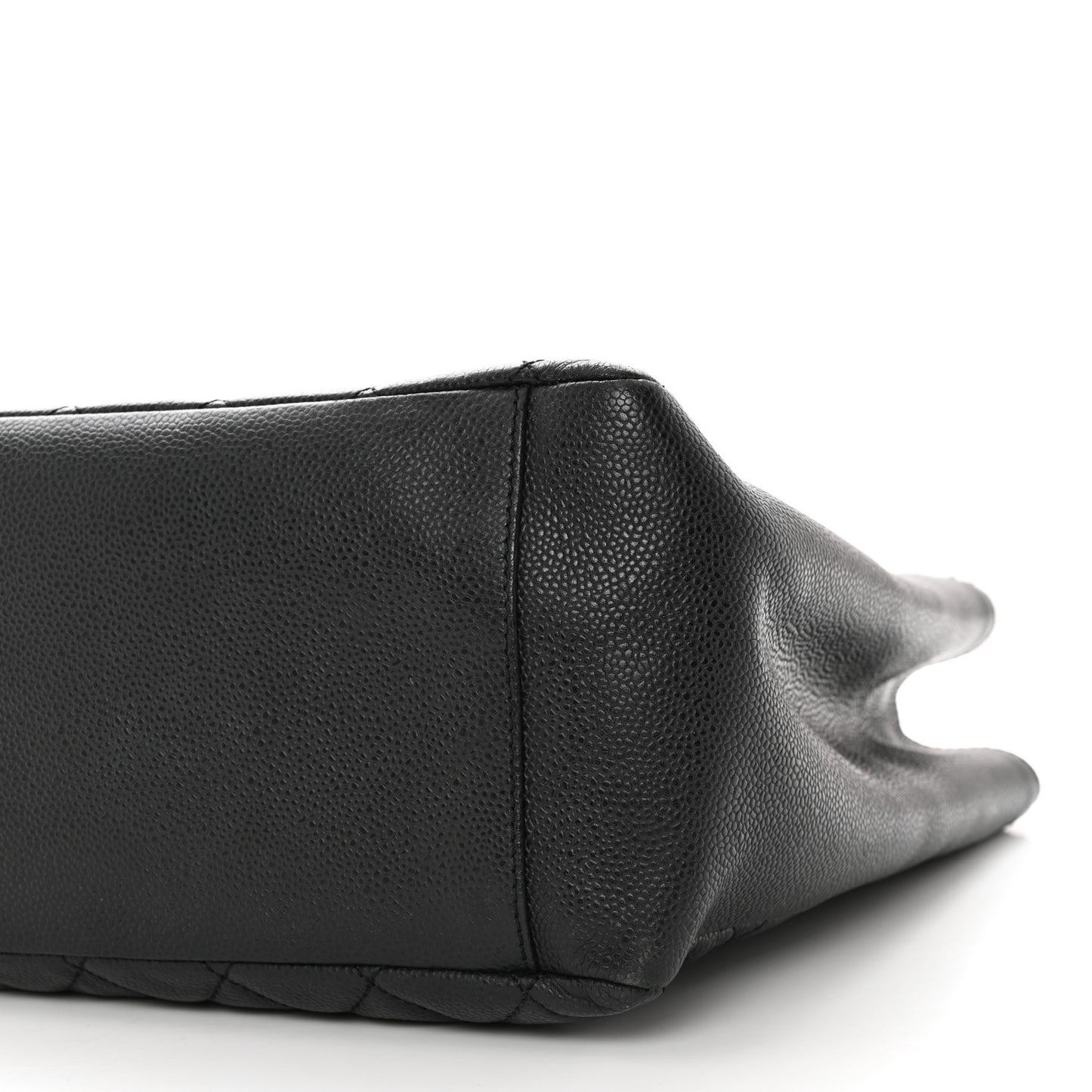 Caviar Quilted Grand Shopping Tote GST Black