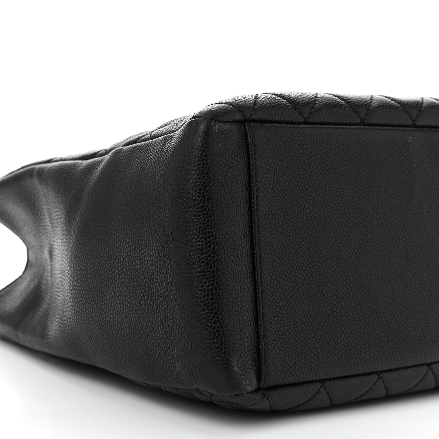 Caviar Quilted Grand Shopping Tote GST Black