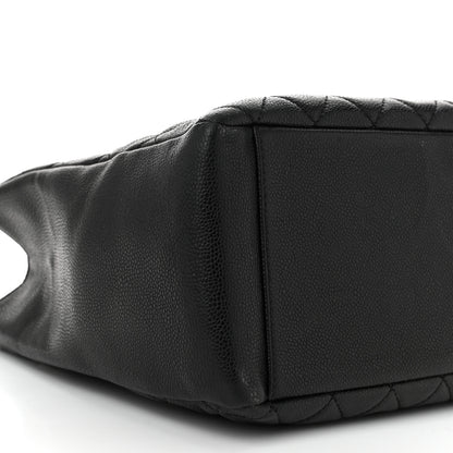 Chanel Caviar Quilted Grand Shopping Tote GST Black 9 of 10