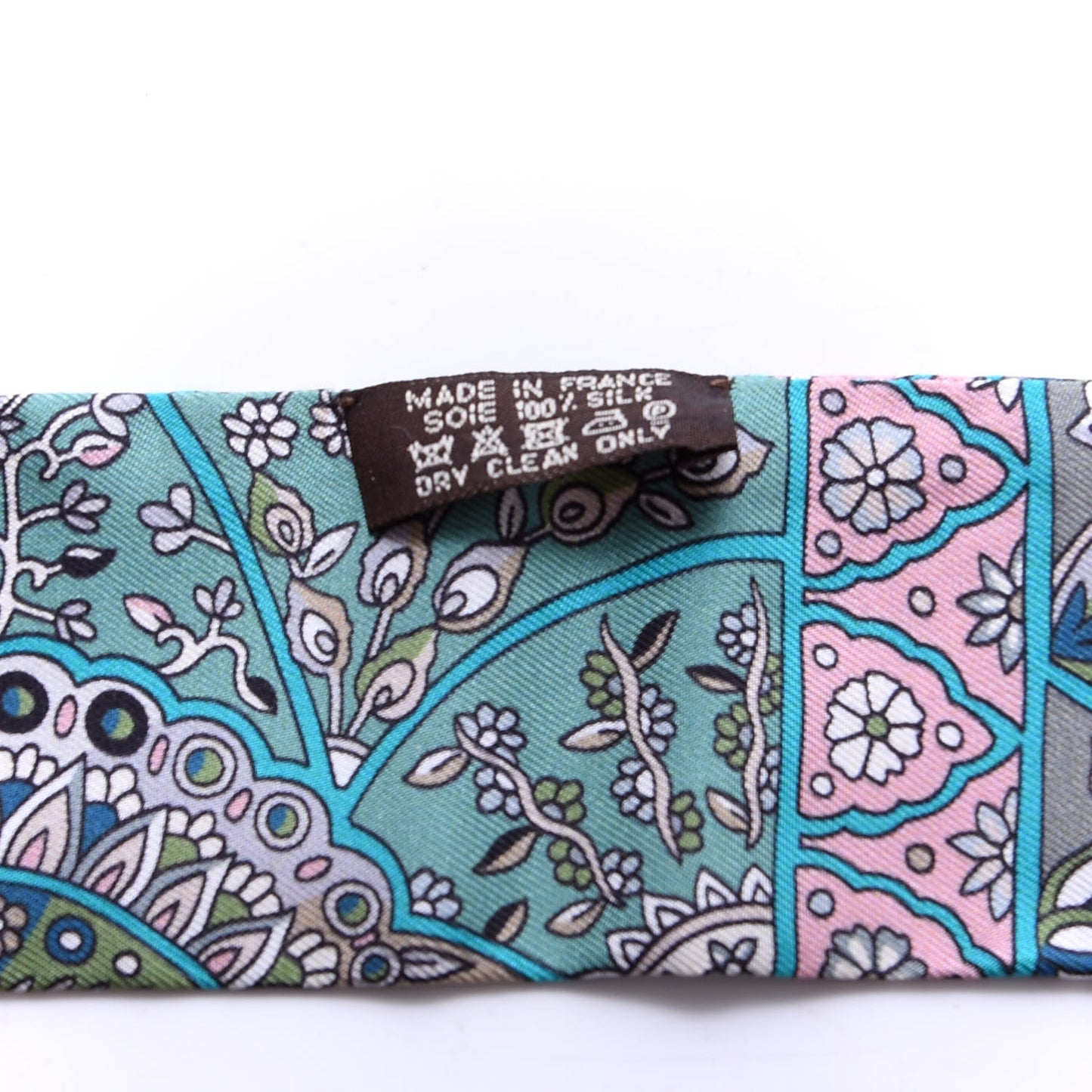 Silk Au Pays Des Oiseaux Fleurs Twilly Canard Gris Vieux Rose