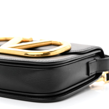 Valentino Garavani Calfskin Supervee Top Handle Crossbody Bag Black 12 of 13
