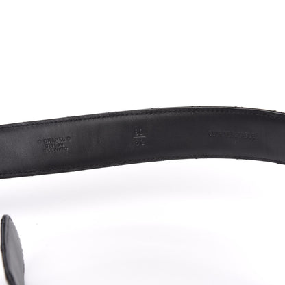 Chanel Lambskin Quilted CC Chain Belt 80 32 Black 4 of 5