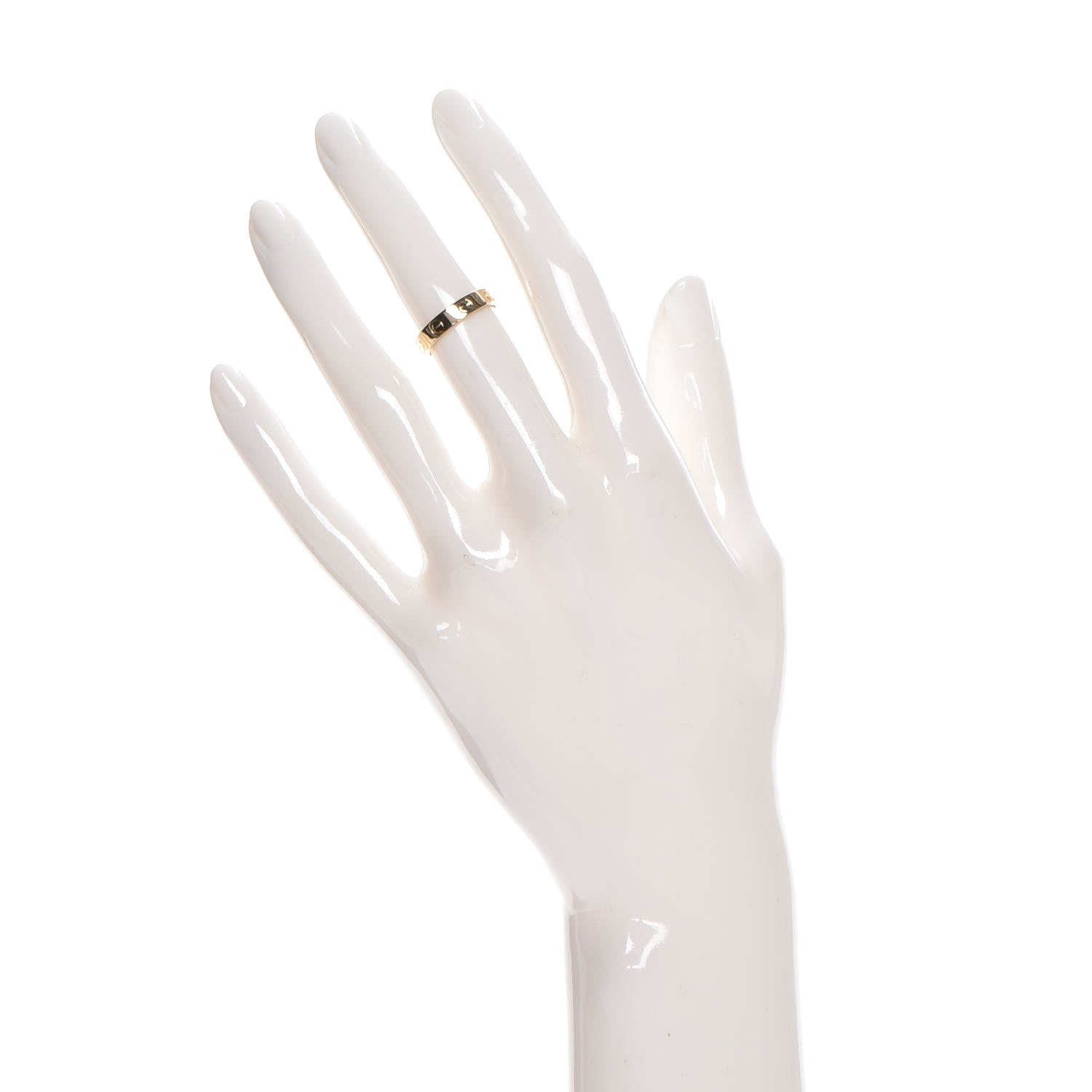 Cartier 18K Yellow Gold 3.5mm LOVE Wedding Band Ring 49 4.75 2 of 4