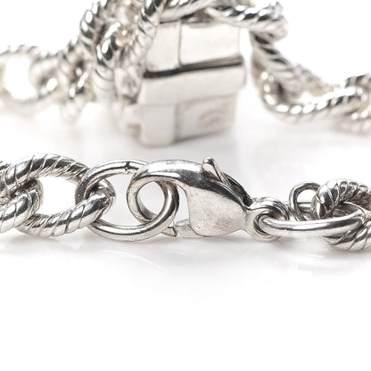 Tiffany Sterling Silver Gift Box Charm Link Bracelet 4 of 6
