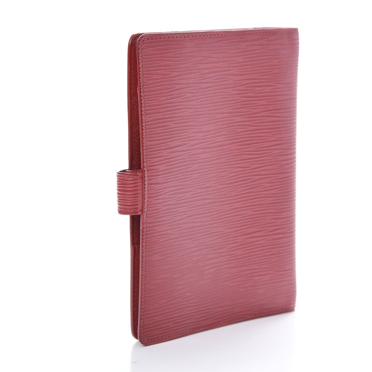 Epi Medium Ring Agenda Cover Rouge
