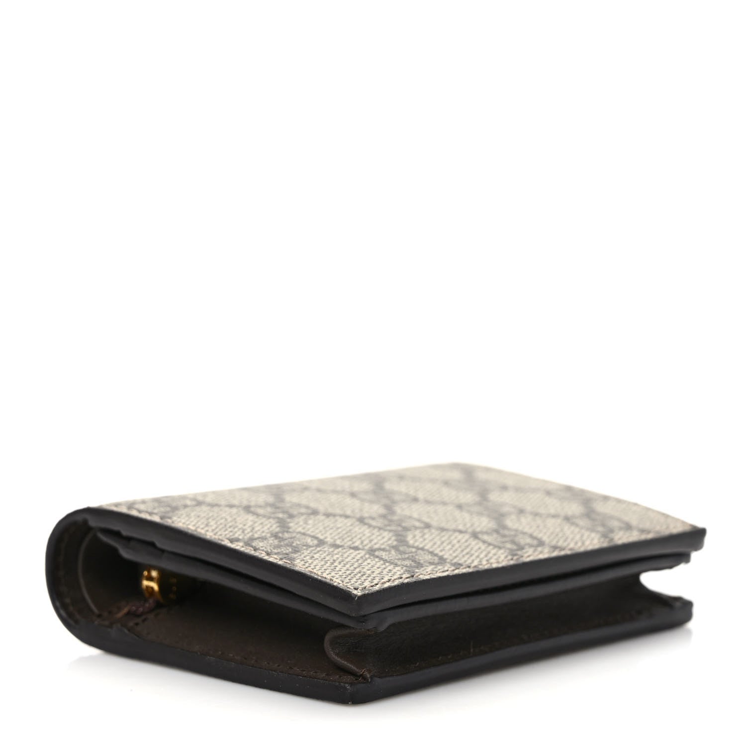 Gucci GG Supreme Monogram Card Case Beige 4 of 7