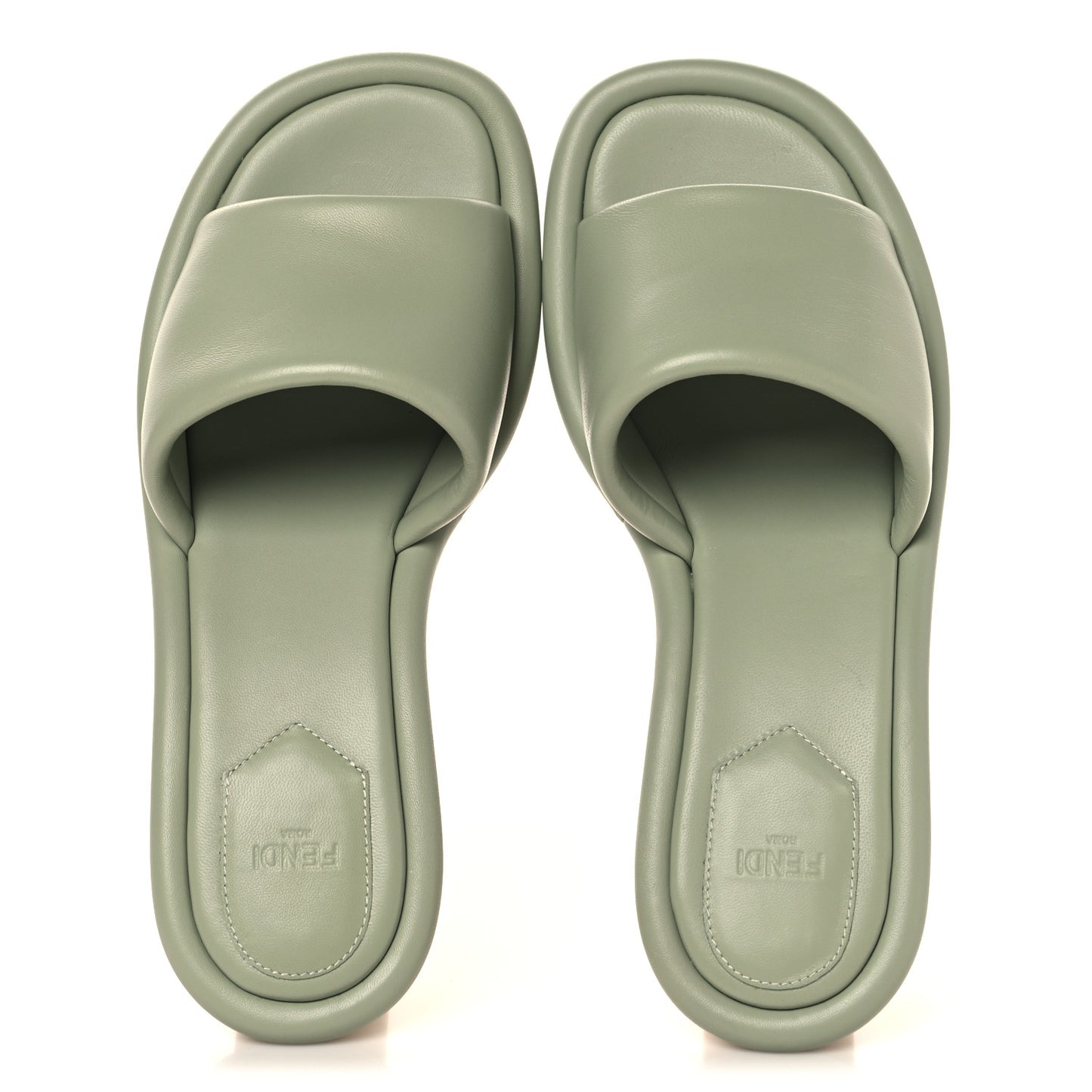 Nappa Baguette 60mm Slide Sandals 39.5 Musk