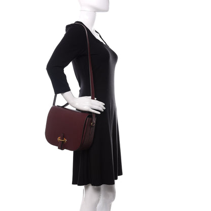 Mulberry Textured Goatskin Calfskin Tenby Shoulder Bag Burgundy 2 of 9