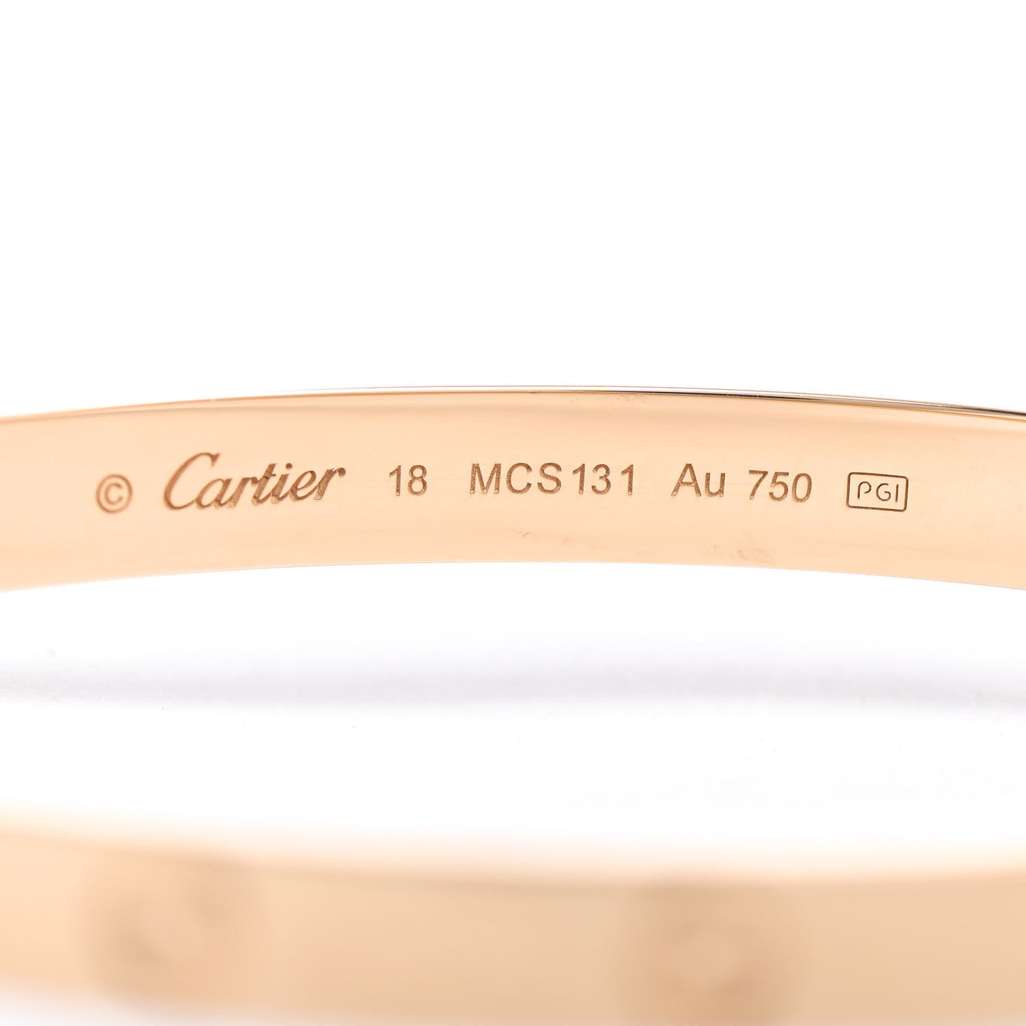 18K Yellow Gold LOVE Bracelet 18