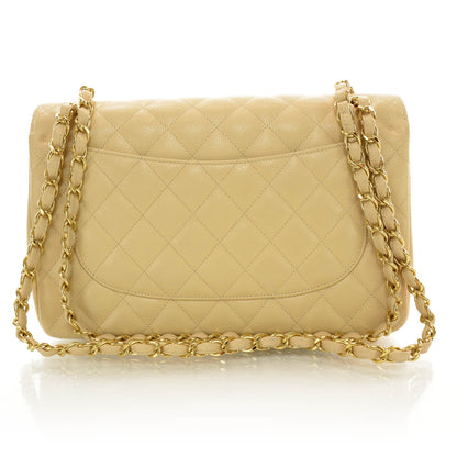 Chanel Caviar Jumbo Double Flap Beige 3 of 10
